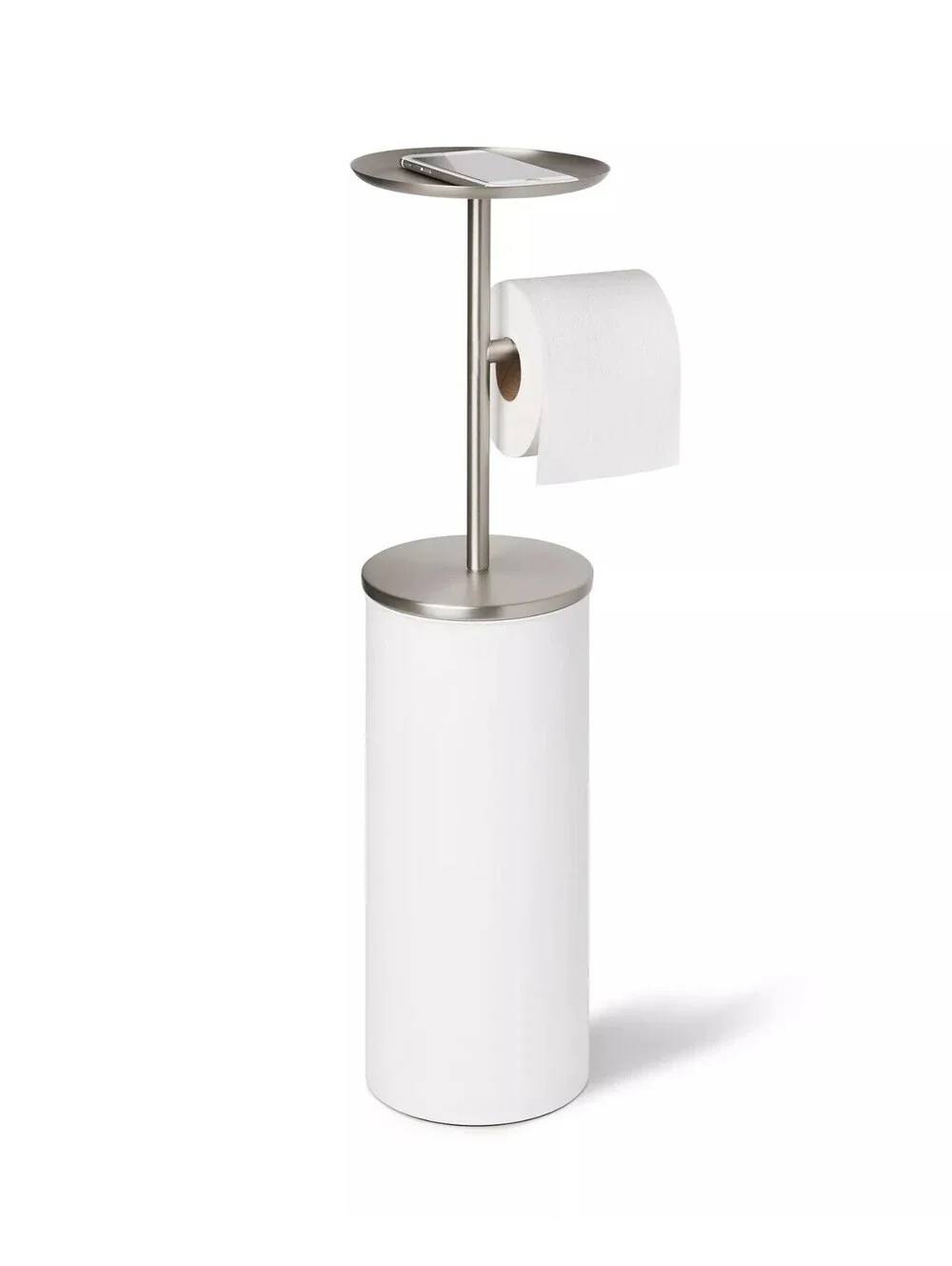 80$ Umbra Portaloo Toilet Paper Holder Stand 1012487-670 White